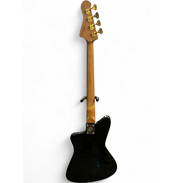 Used 2025 Baum Wingman Bass Black and Gold Electric Bass Guitar