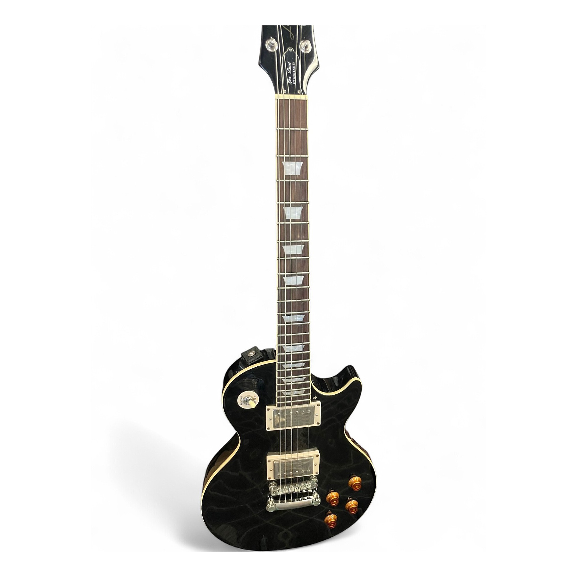 Used Epiphone Les Paul Standard Black Solid Body Electric