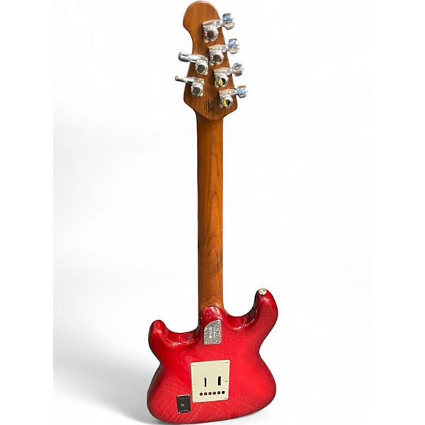 Used Ernie Ball Music Man Cutlass Trans Red Solid Body Electric Guitar