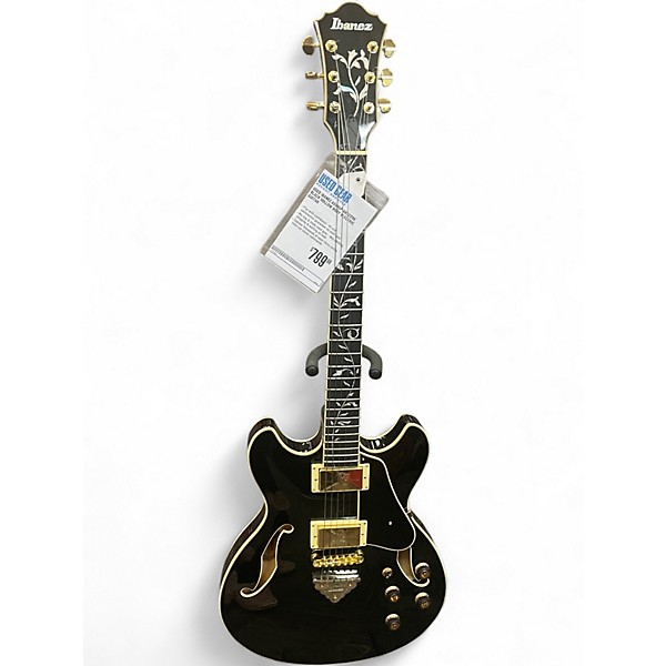 Used Ibanez AS93SP Artcore Black Hollow Body Electric Guitar