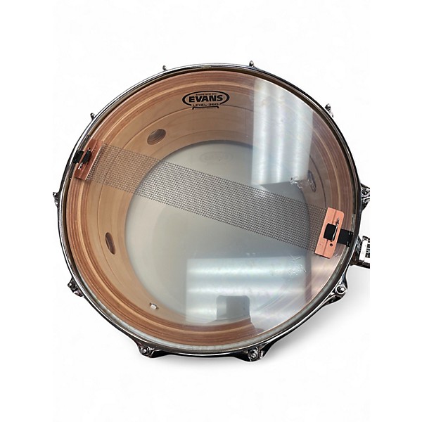 Used Odery 14X6.5 Custom 26-ply Maple Snare Natural Drum
