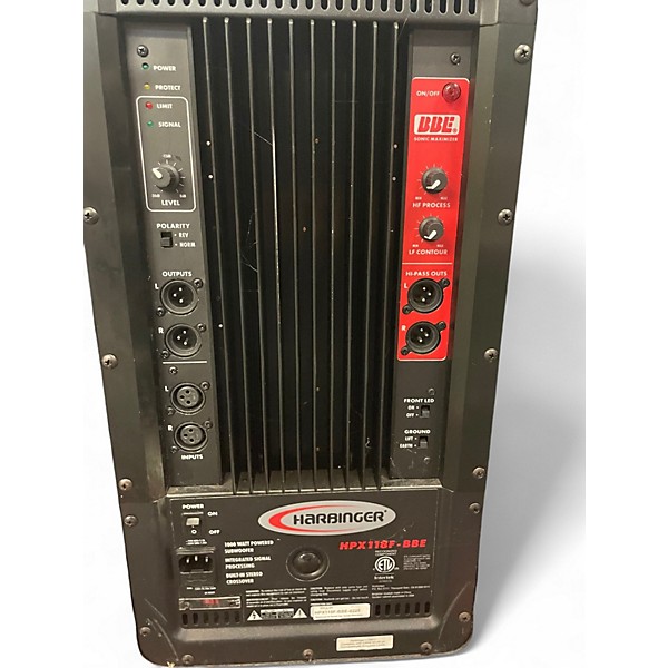 Used Harbinger HPX118f-bbe Unpowered Subwoofer