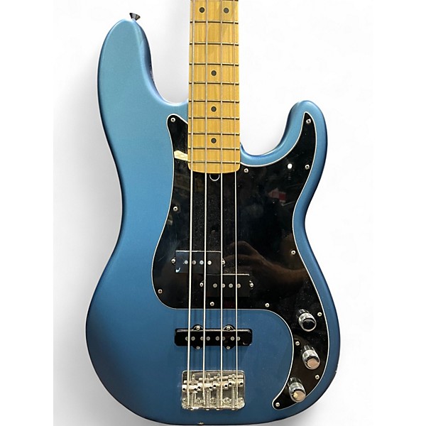 Used Fender American Performer Precision Bass Lake Placid Blue Electric Bass Guitar