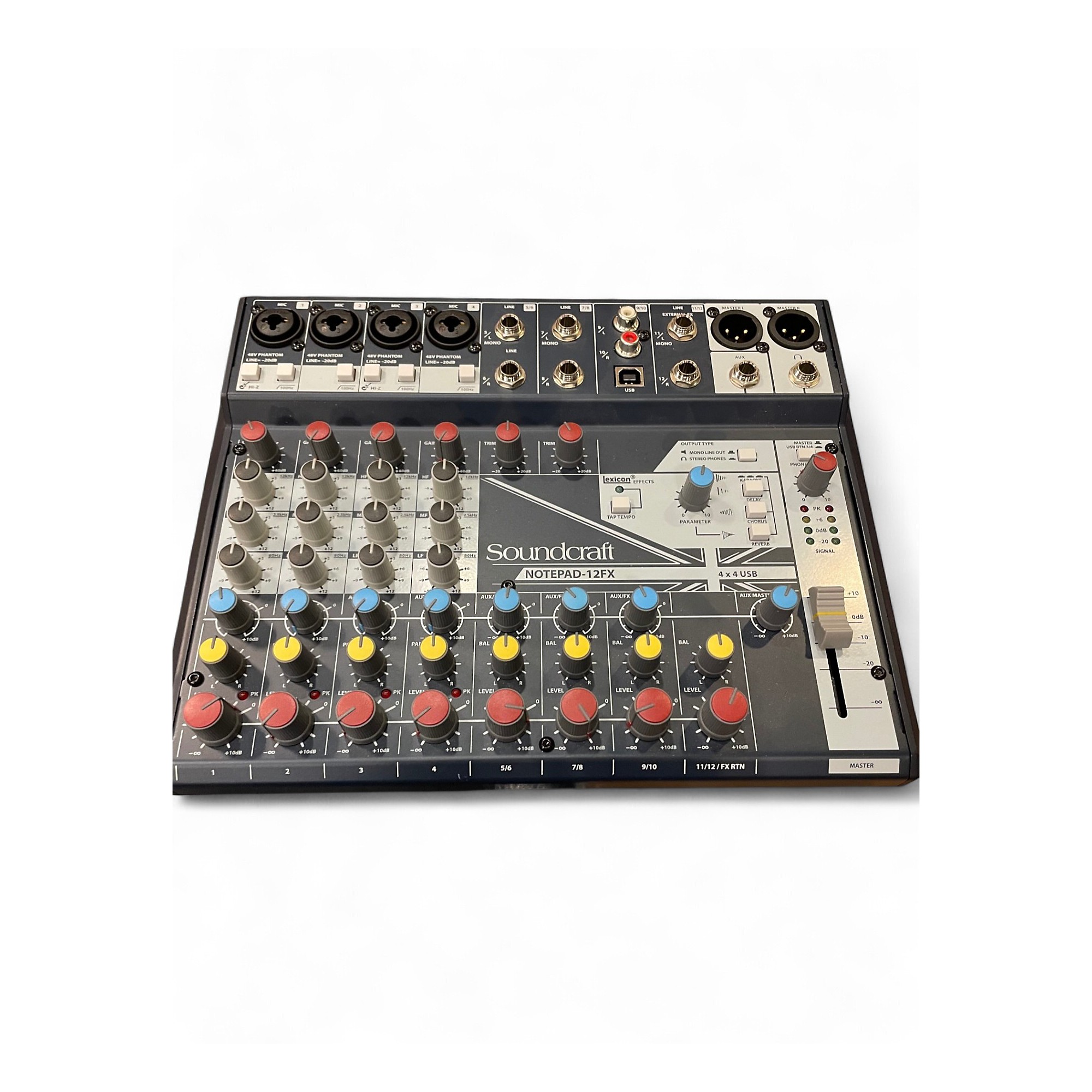 Soundcraft Notepad 12FX ミキサー Soundcraft Notepad-12FX 12-Channel Analog Mixer w/ USB I/O+