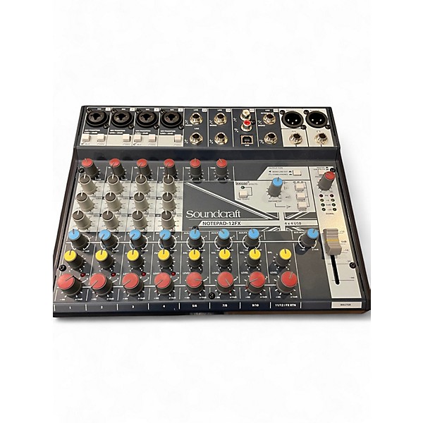 Soundcraft Notepad 12FX サウンドクラフトミキサーUSED Used Soundcraft NOTEPAD 12FX Unpowered Mixer | Guitar Center