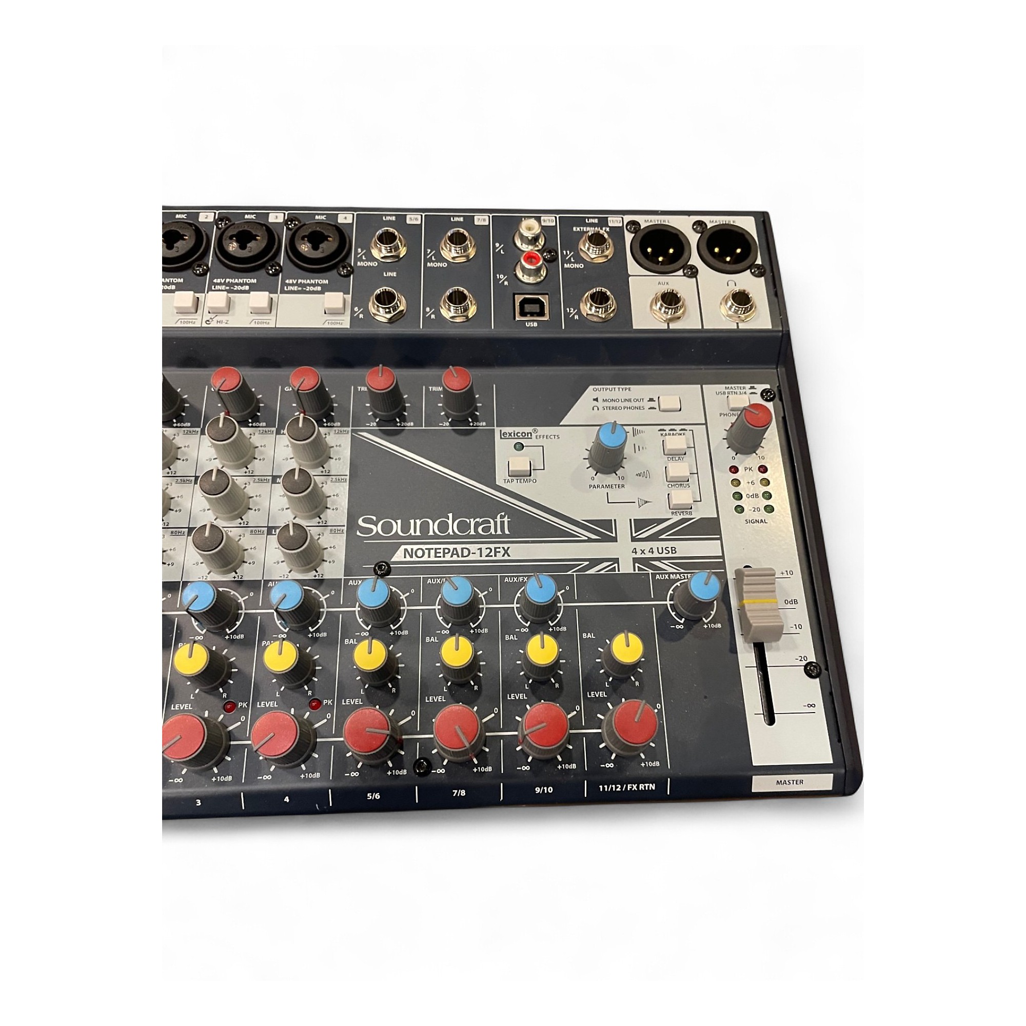 Soundcraft Notepad 12FX サウンドクラフトミキサーUSED Used Soundcraft NOTEPAD 12FX Unpowered Mixer | Guitar Center