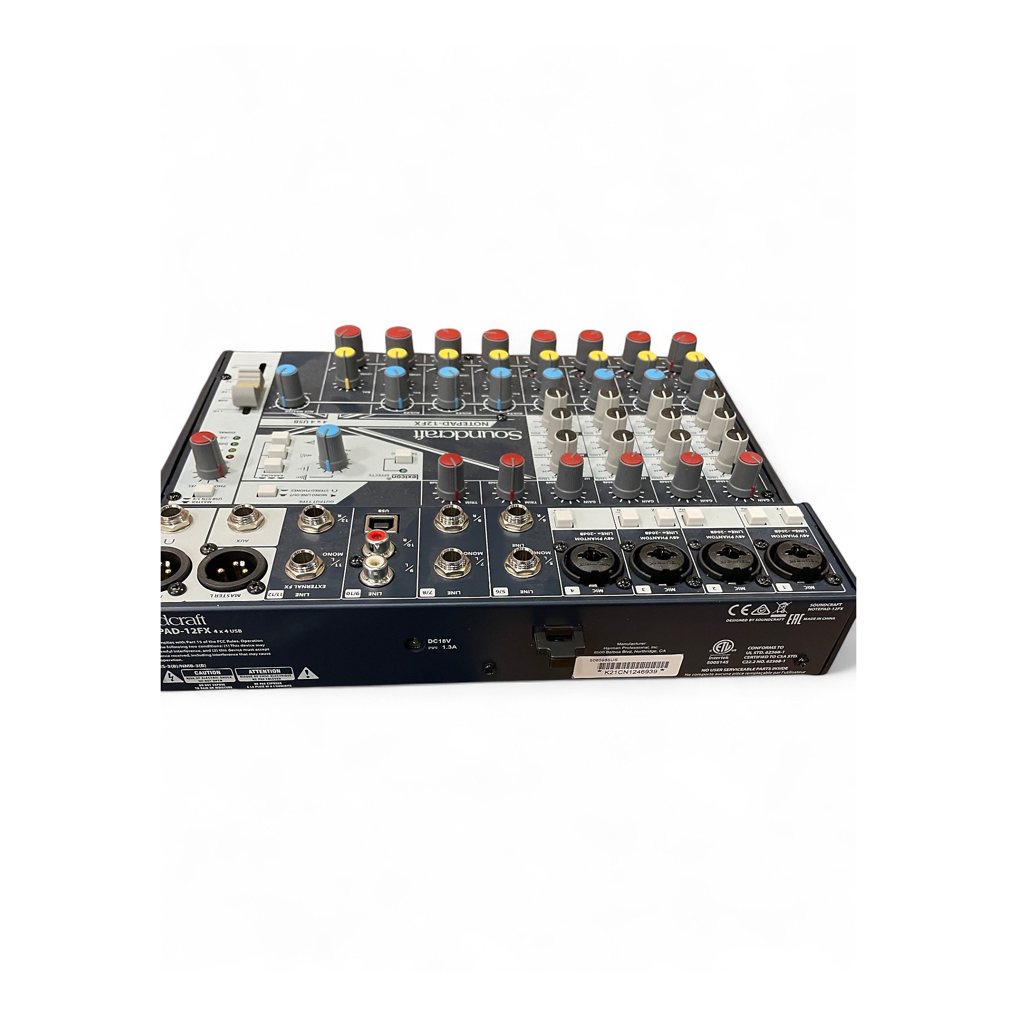 Used Soundcraft NOTEPAD 12FX Unpowered Mixer | Guitar Center