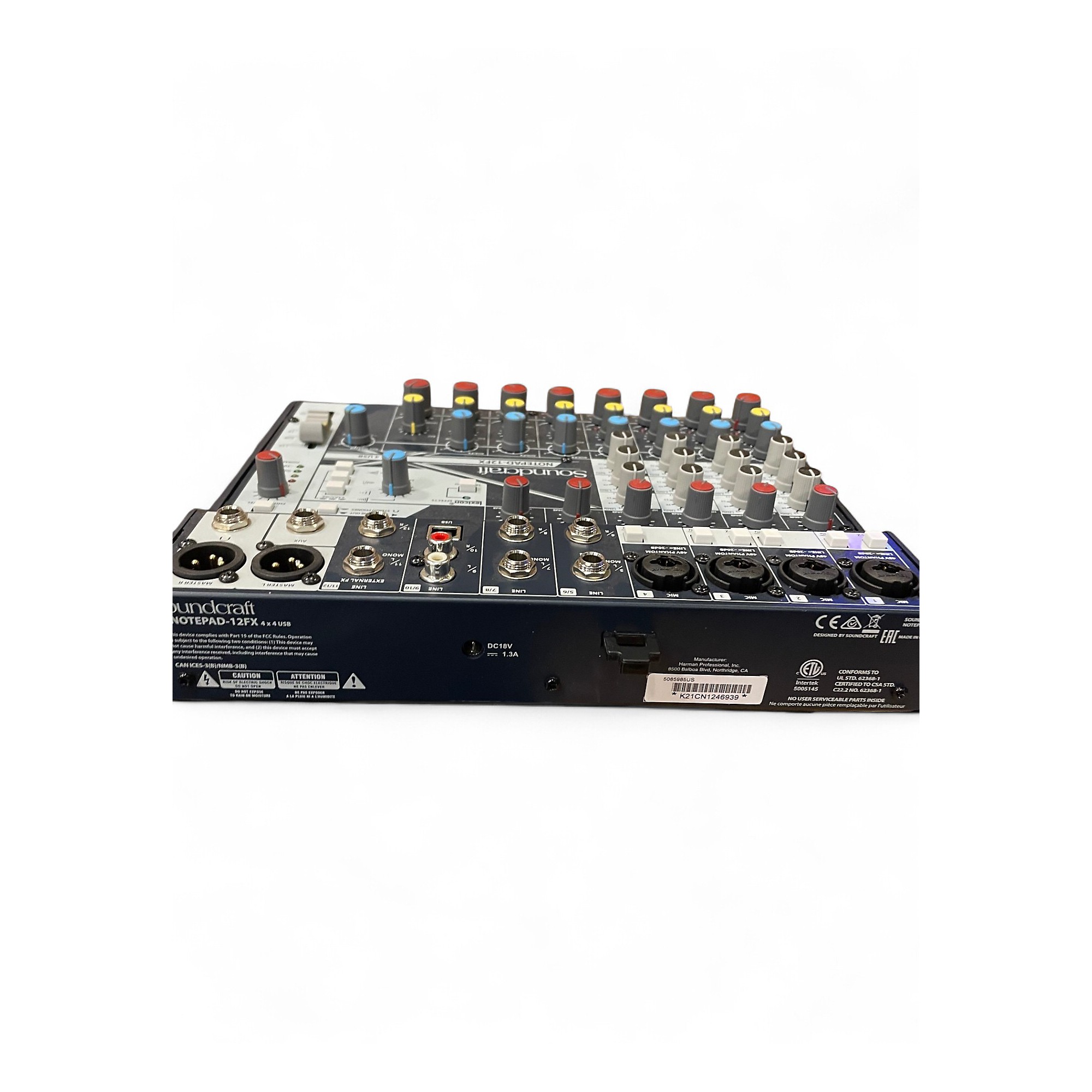 Used Soundcraft NOTEPAD 12FX Unpowered Mixer | Guitar Center