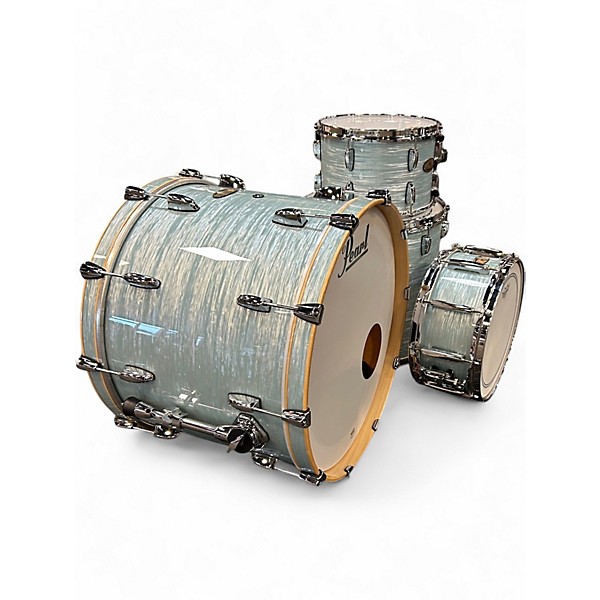 Used Pearl 4 Piece SESSION STUDIO SELECT Ice Blue Oyster Drum Kit