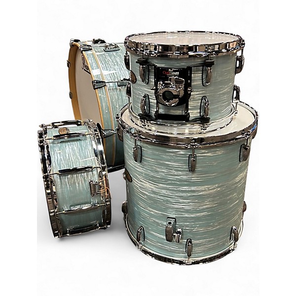 Used Pearl 4 Piece SESSION STUDIO SELECT Ice Blue Oyster Drum Kit