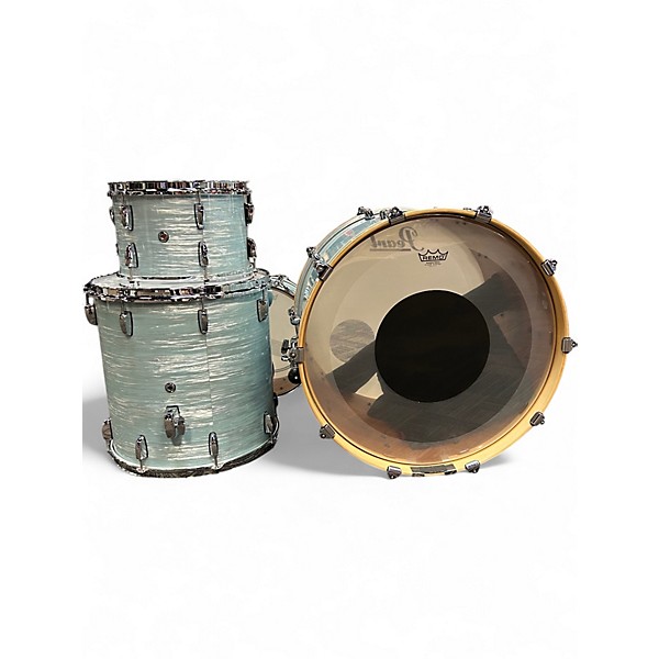 Used Pearl 4 Piece SESSION STUDIO SELECT Ice Blue Oyster Drum Kit