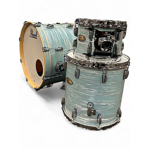 Used Pearl 3 Piece SESSION STUDIO SELECT Ice Blue Oyster Drum Kit