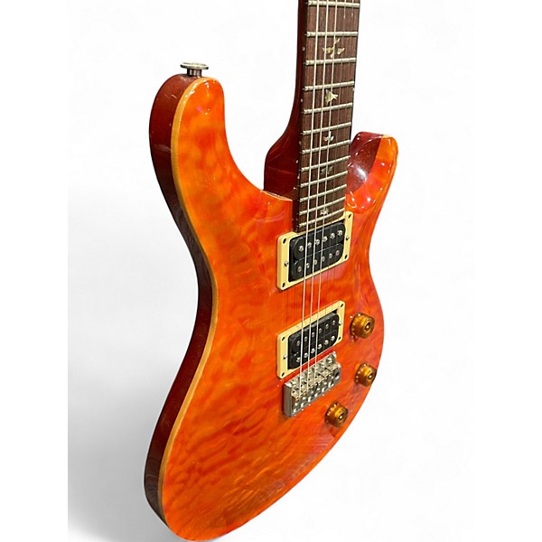 Used PRS Custom 24 10 Top QUILTED ORANGE BURST Solid Body Electric Guitar