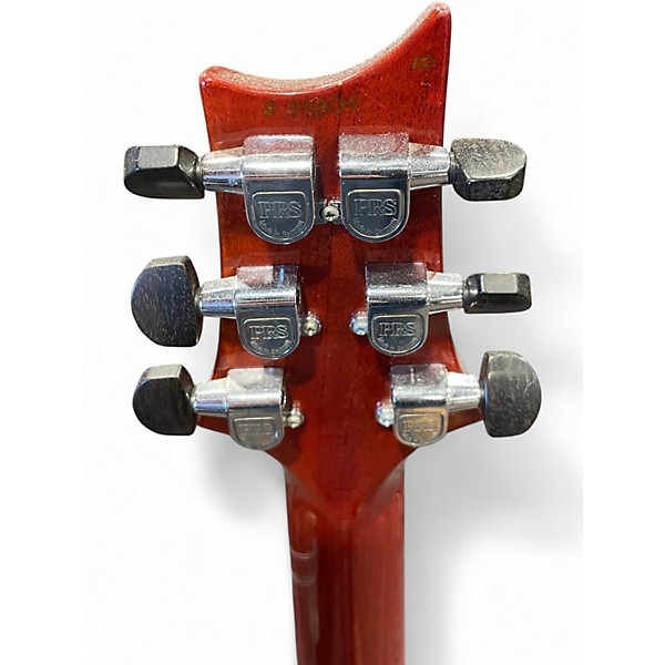 Used PRS Custom 24 10 Top QUILTED ORANGE BURST Solid Body Electric Guitar