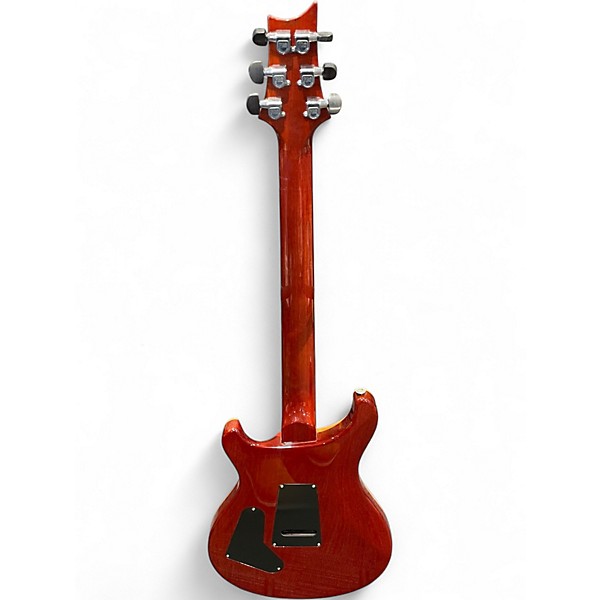 Used PRS Custom 24 10 Top QUILTED ORANGE BURST Solid Body Electric Guitar