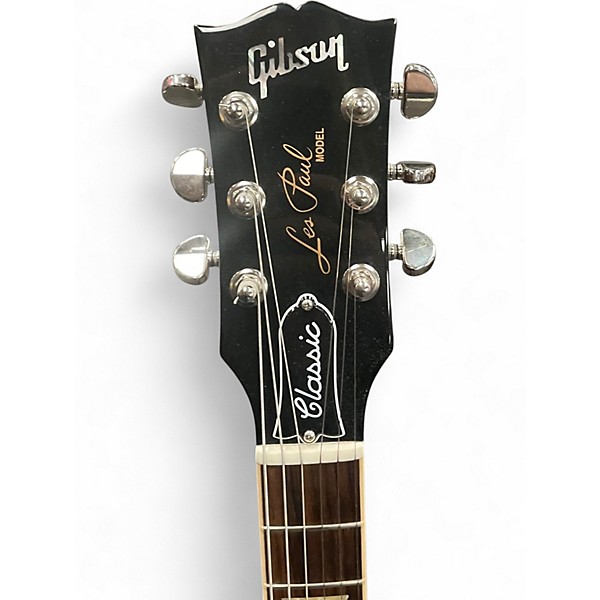 Used Gibson Les Paul Classic Cherry Solid Body Electric Guitar