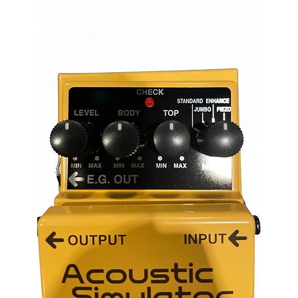 Used BOSS AC2 Acoustic Simulator Effect Pedal