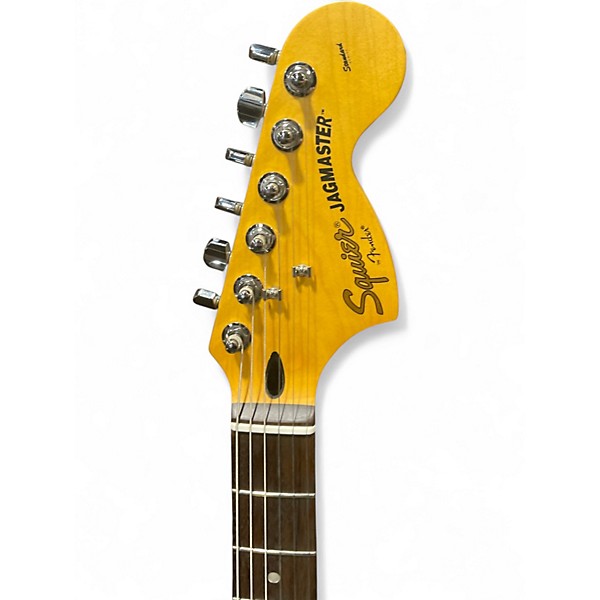 Used Squier Jagmaster 2 Tone Sunburst Solid Body Electric Guitar