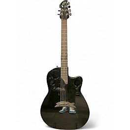 Used Ovation Tangent T357 Black Acoustic Electric Guitar