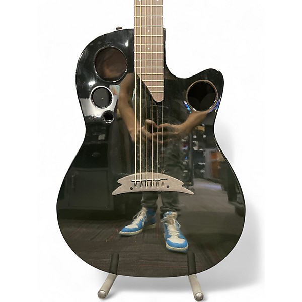 Used Ovation Tangent T357 Black Acoustic Electric Guitar