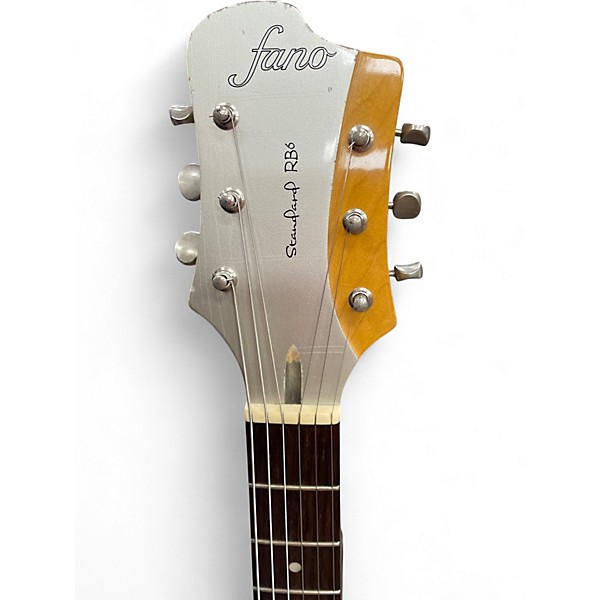 Used Fano Guitars RB6 Chrome Silver Solid Body Electric Guitar