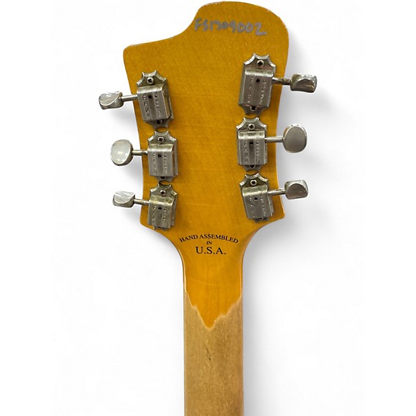 Used Fano Guitars RB6 Chrome Silver Solid Body Electric Guitar