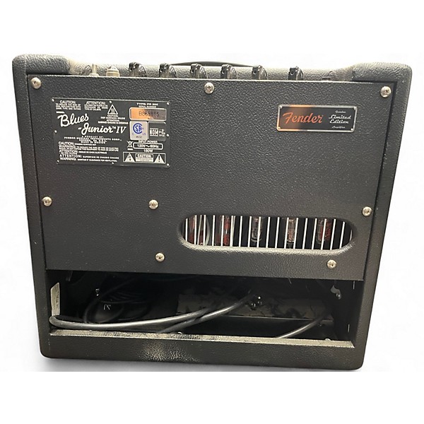 Used Fender Blues Junior IV Stealth 15W 1x12 Tube Guitar Combo Amp