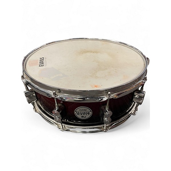 Used PDP by DW 5 Piece Concept Series Red to Black Fade Drum Kit