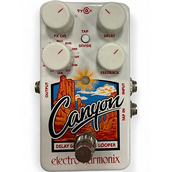 Used Electro-Harmonix Canyon Delay and Looper Effect Pedal