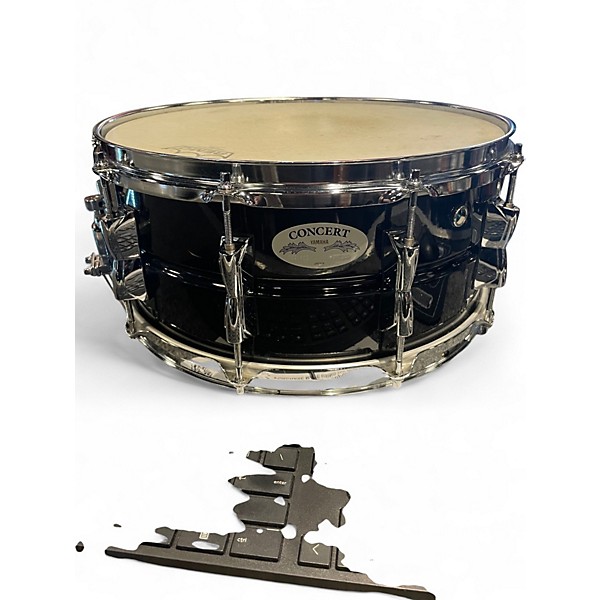 Used Yamaha 5.5X14 CONCERT SERIES SNARE Black Drum