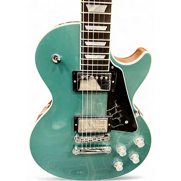 Used Gibson Les Paul Modern Worn Pelham Blue Solid Body Electric Guitar