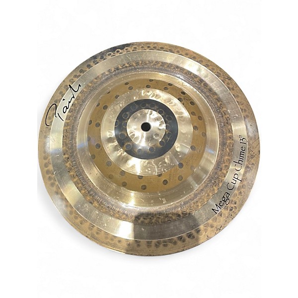 Used Paiste 13in mega cup chime Cymbal