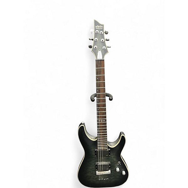 Used Schecter Guitar Research C1 Platinum Black Solid Body Electric Guitar