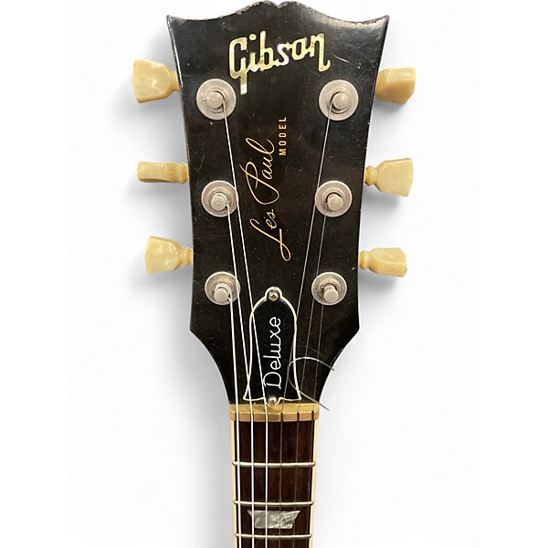Vintage 1976 Gibson Les Paul Deluxe Natural Solid Body Electric Guitar