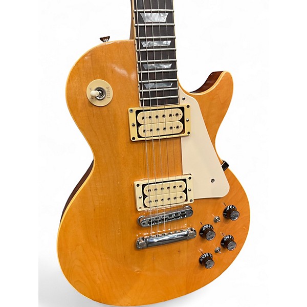 Vintage 1976 Gibson Les Paul Deluxe Natural Solid Body Electric Guitar