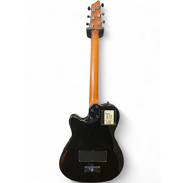 Used Godin A6 Ultra Black Hollow Body Electric Guitar Black