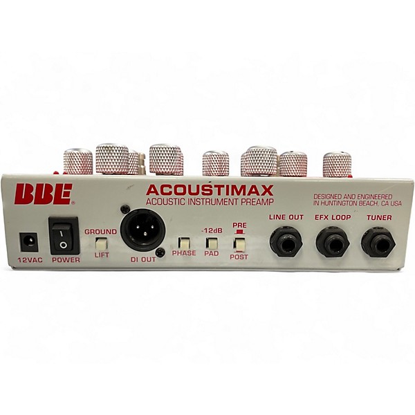 Used BBE Acoustimax Sonic Maximizer/Preamp Pedal Guitar Preamp