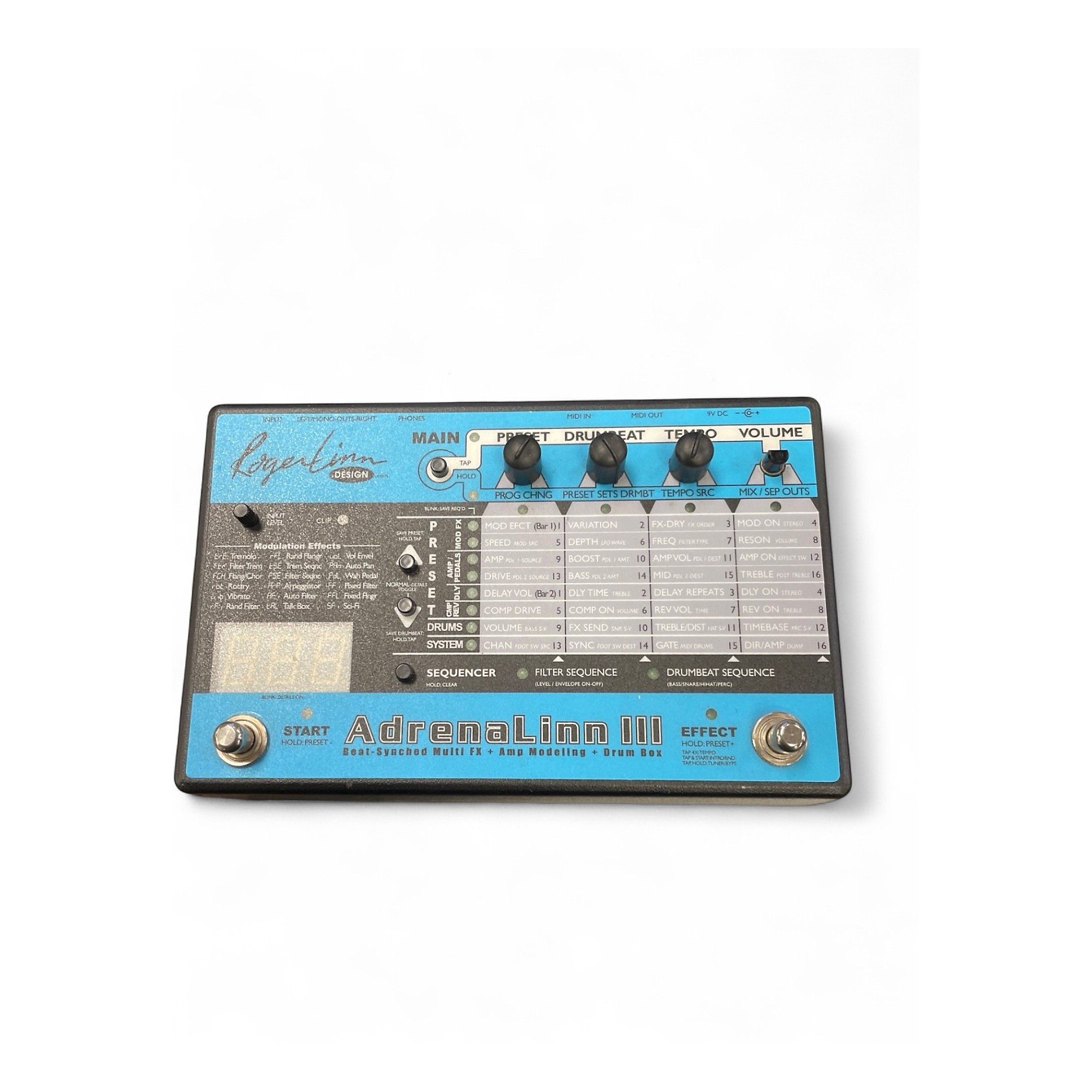 Used Roger Linn Design ADRENALINN III Effect Processor
