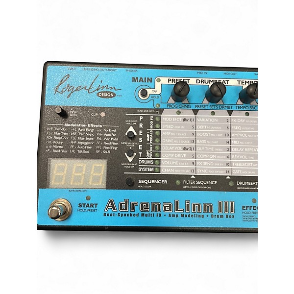 Used Roger Linn Design ADRENALINN III Effect Processor
