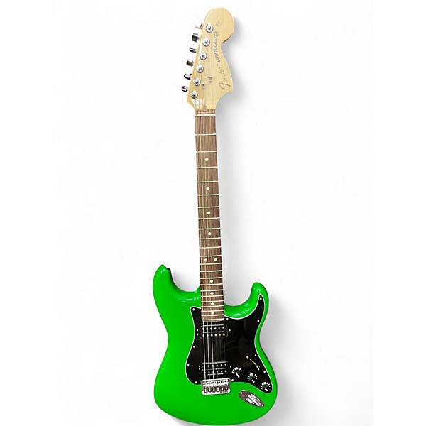 Used Fender Mod Shop Stratocaster SLIME GREEN Solid Body Electric Guitar