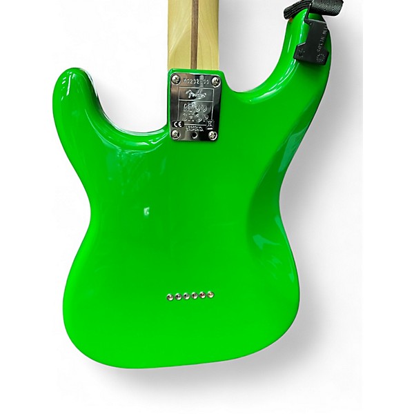 Used Fender Mod Shop Stratocaster SLIME GREEN Solid Body Electric Guitar