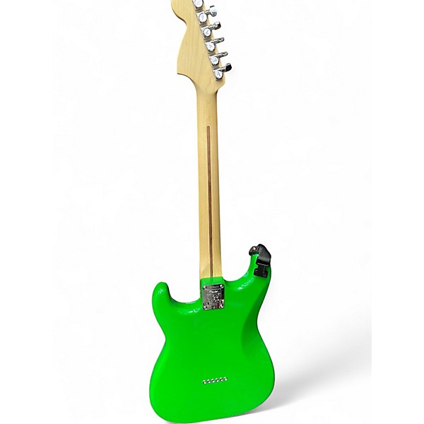 Used Fender Mod Shop Stratocaster SLIME GREEN Solid Body Electric Guitar