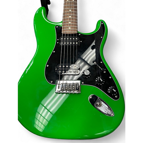 Used Fender Mod Shop Stratocaster SLIME GREEN Solid Body Electric Guitar