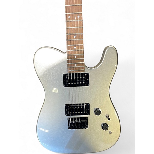Used Fender boxer telecaster Silver Solid Body Electric Guitar