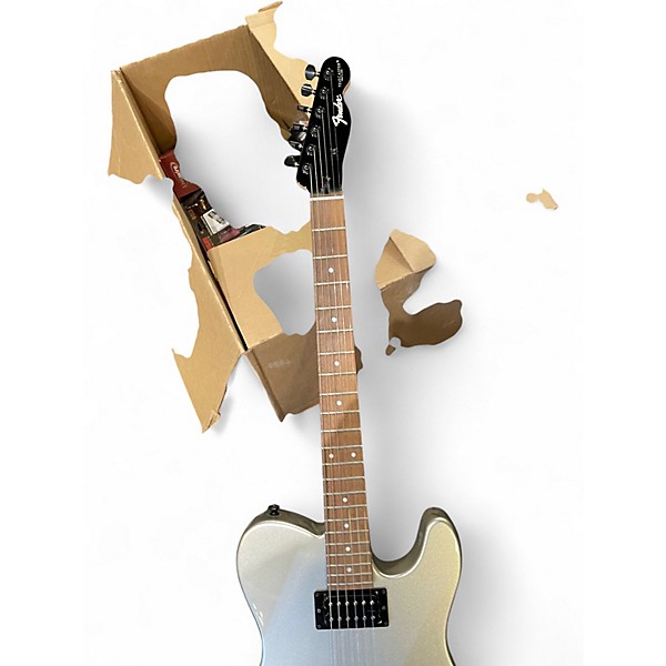 Used Fender boxer telecaster Silver Solid Body Electric Guitar