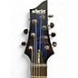 Used Schecter Guitar Research OMEN ELITE 7 Blue Burst Solid Body Electric Guitar