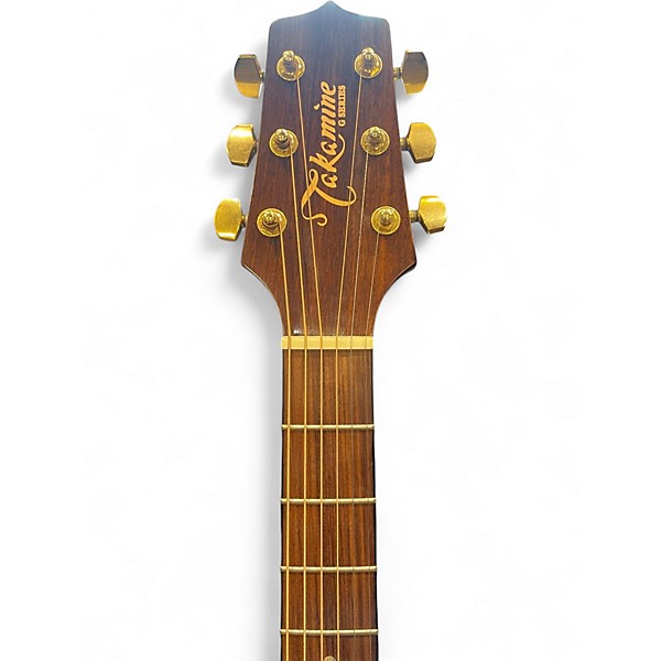 Used Takamine EG340C Natural Acoustic Electric Guitar