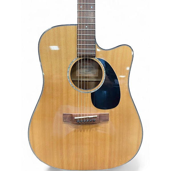 Used Takamine EG340C Natural Acoustic Electric Guitar