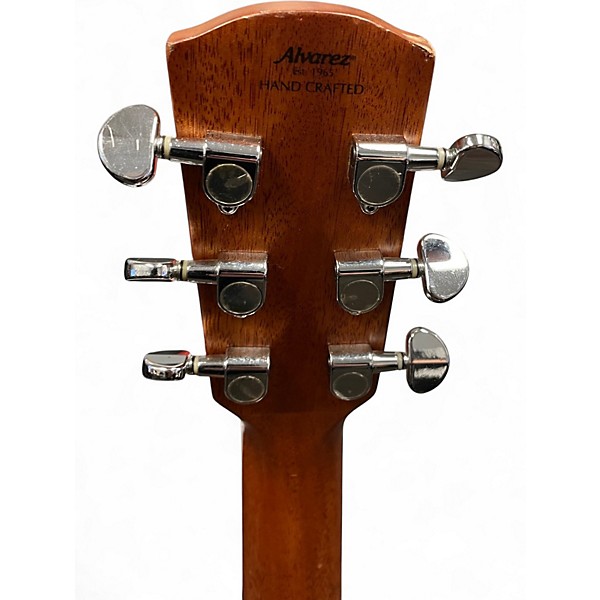 Used Alvarez AD660ESB Dreadnought Natural Acoustic Electric Guitar