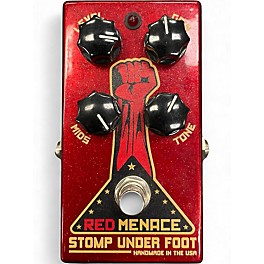 Used Stomp Under Foot RED MENACE Effect Pedal